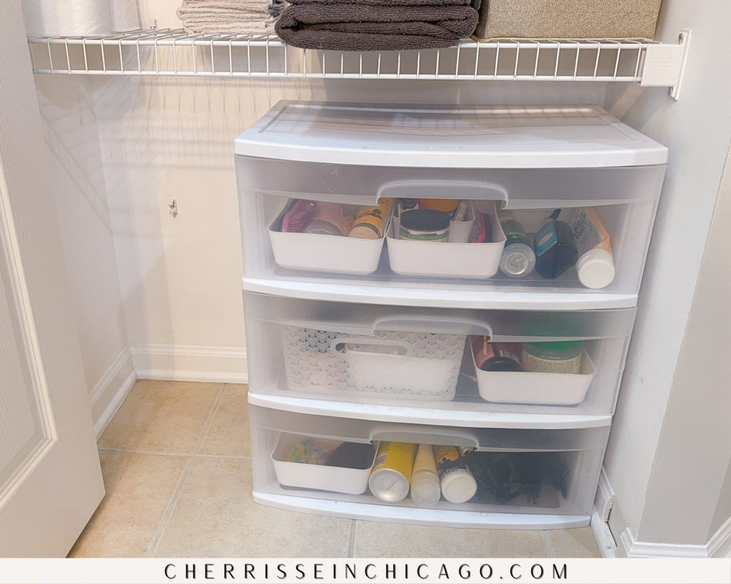 https://www.cherrisseinchicago.com/wp-content/uploads/2021/07/Hair-product-organization-three-drawer-organizer-1024x819.jpg